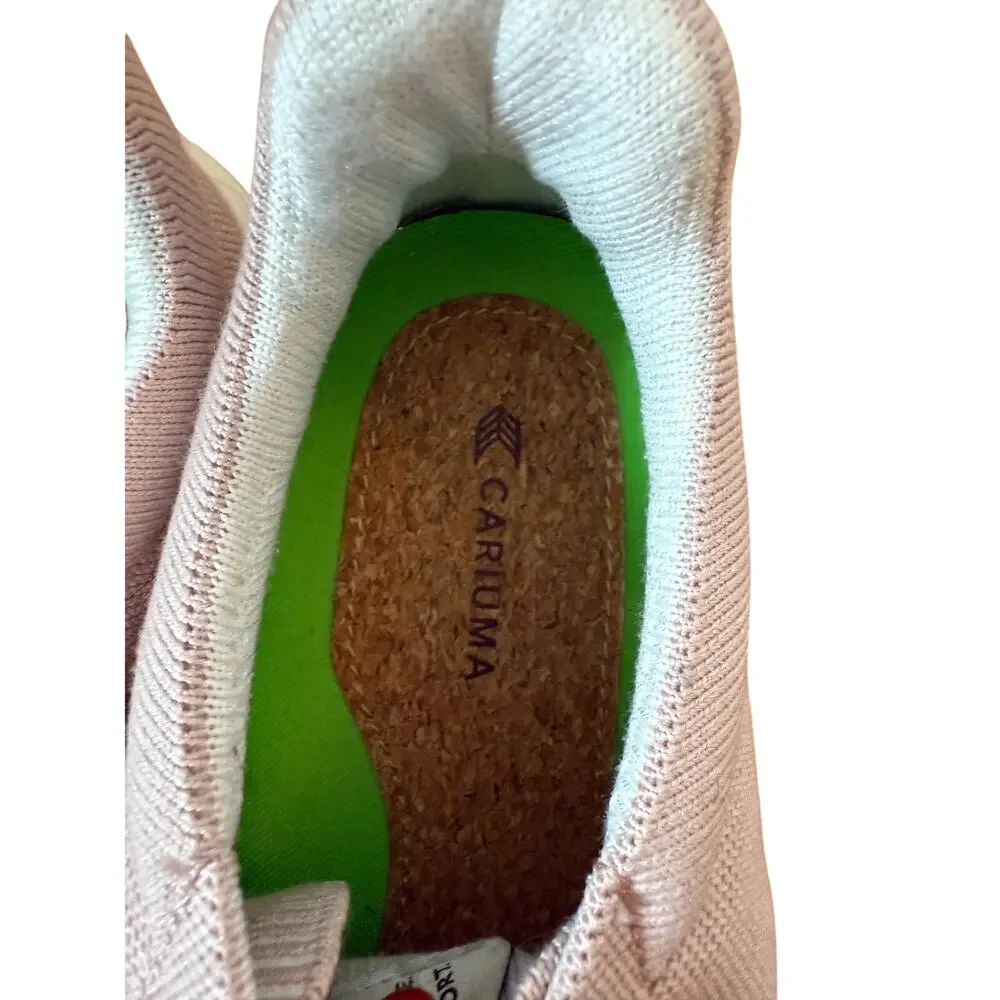 Cariuma IBI Low Rose Knit Shoes Sneakers Pink Cream Womens Size 10 - Picture 5 of 8